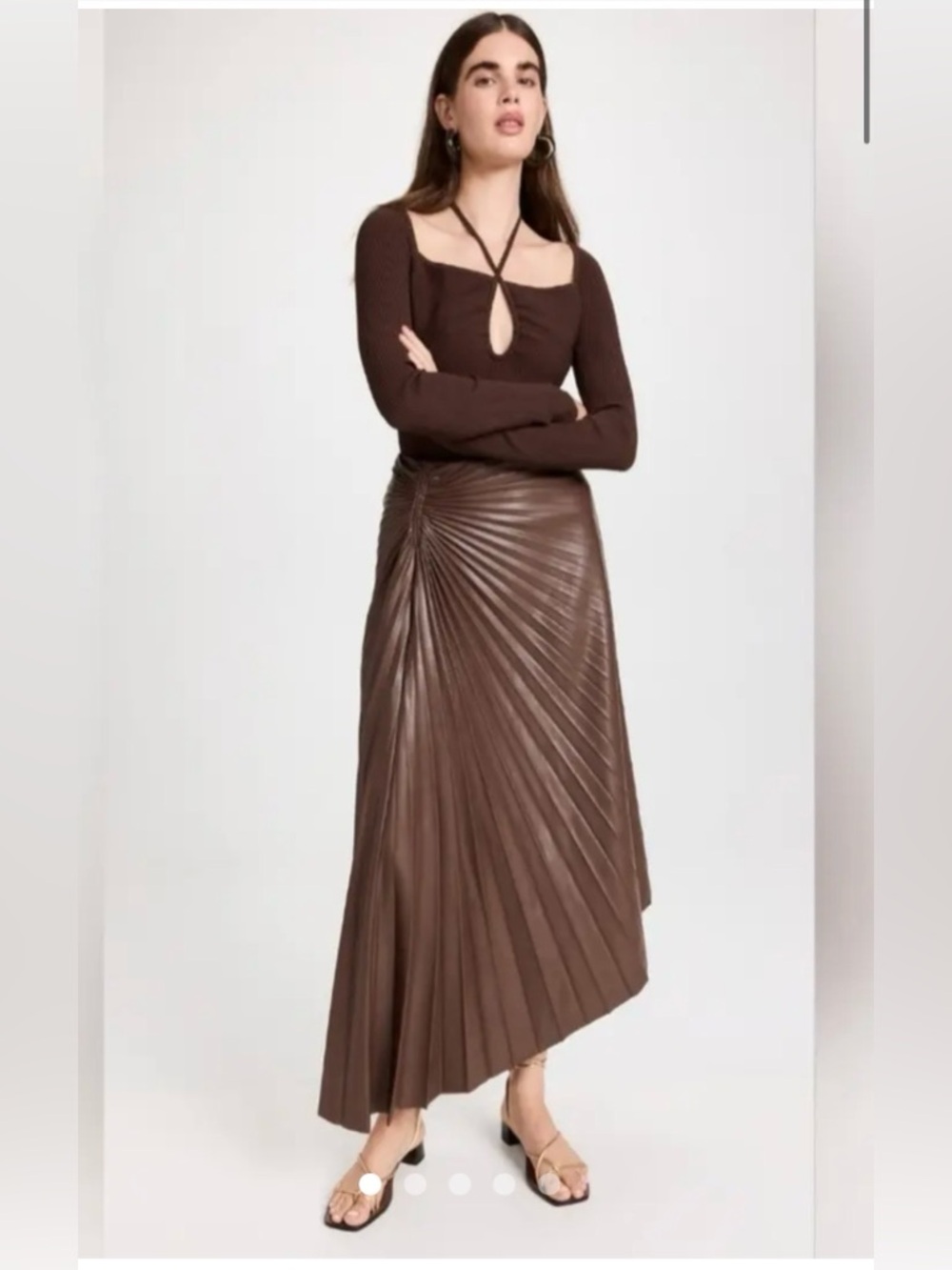 House of Harlow Pleated Skirt- XS